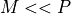 M << P
