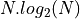 N.log_2(N)