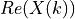 Re(X(k))