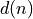 d(n)