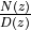 \frac{N(z)}{D(z)}