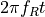 2 \pi f_R t