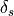 \delta_s
