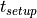 t_{setup}